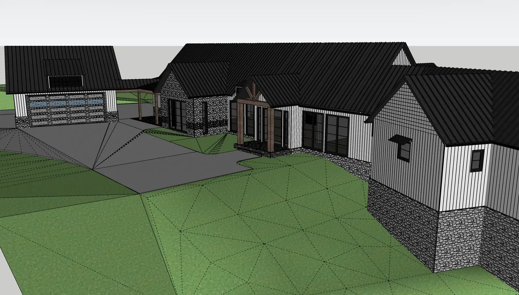 Pre-construction architectural model for a residential project